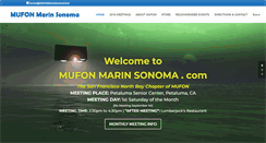 Desktop Screenshot of mufonmarinsonoma.com